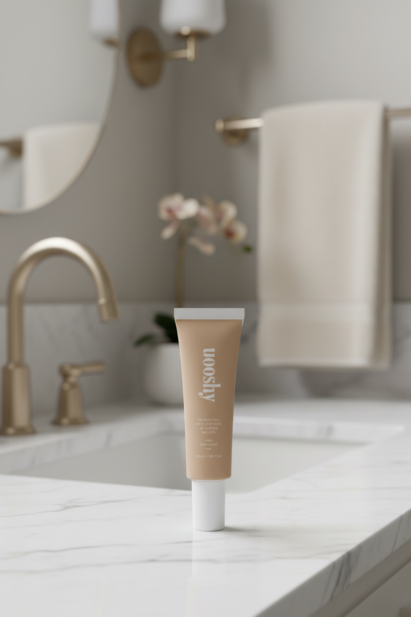 Uooshy Foundation with Peptides, 20 Medium Neutral